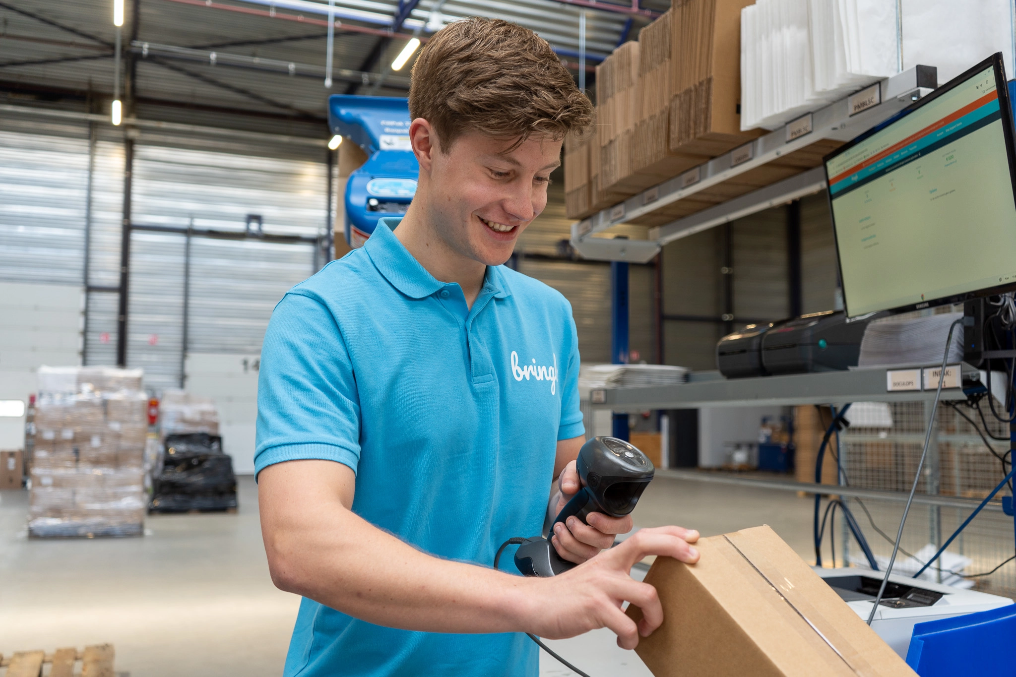 Bringle medewerker scant